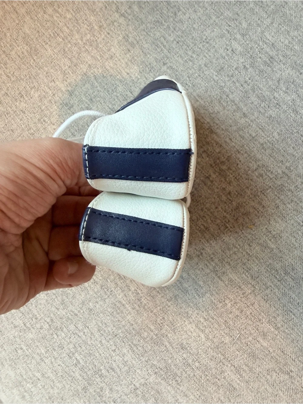 Janie & Jack Infant Saddle Crib Shoes 12-18M Navy White Country Club Preppy Baby